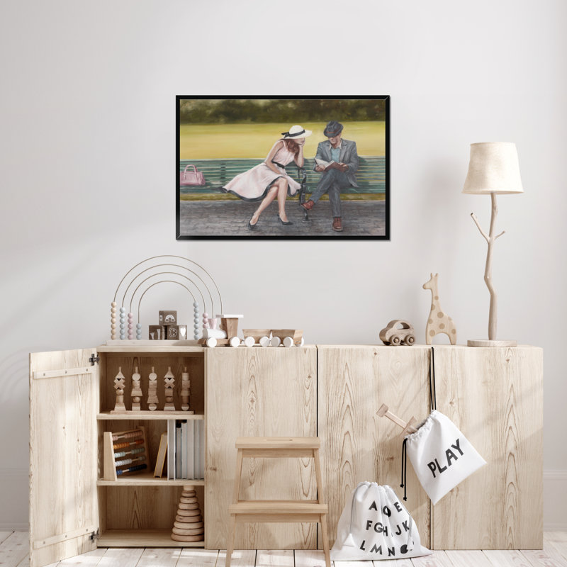 Prologue by Ethan Harper - Painting, Black Framed Paper Print, 65cm H x 95cm W