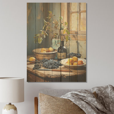 Zen Ceramics II - Boho Pottery sur impression de bois