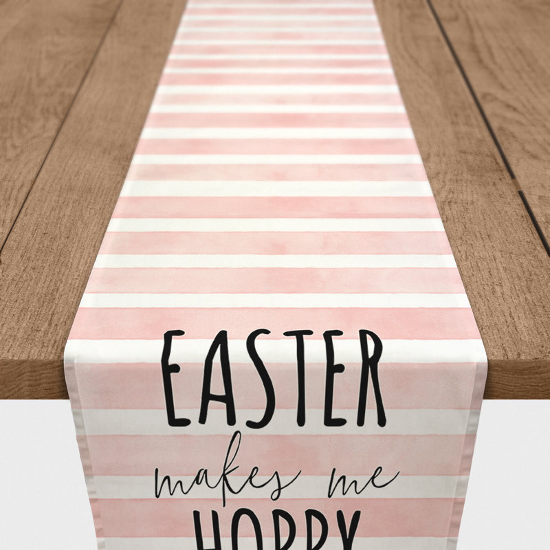 Kidder Easter Makes Me Hoppy Table Runner, 72" x 16"