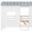 Twin Size Low Loft House Bed With Roof And Two Front Windows , White