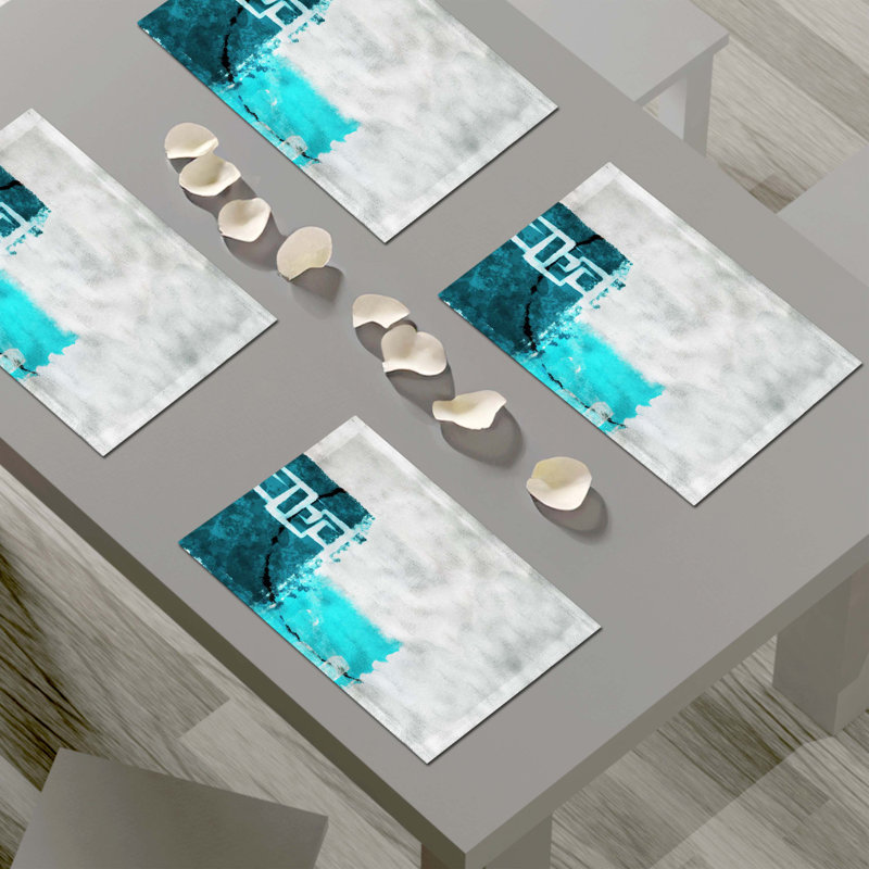 Napperon abstrait en polyester