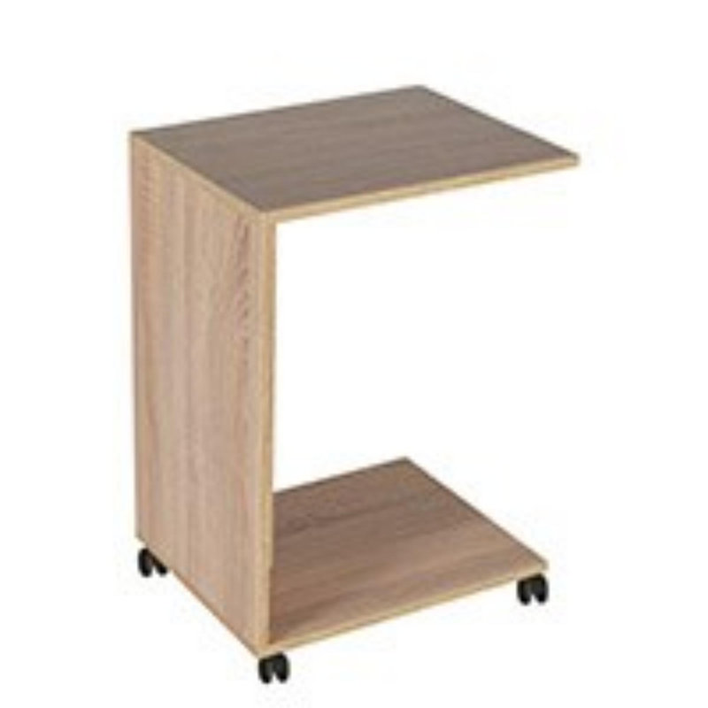 Modern Coffee Table, Sonomo Color, 27.6 x 25.6 x 17.7 inches | 100% Melamine Coated Particle Board, Thickness: 0.6 inches | Stylish and Functional Design for Living Room, Durable and Easy to Clean