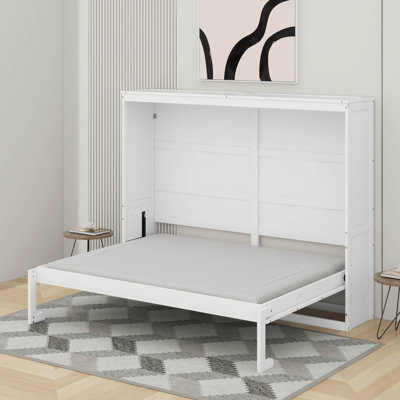 Lit escamotable double pleine grandeur