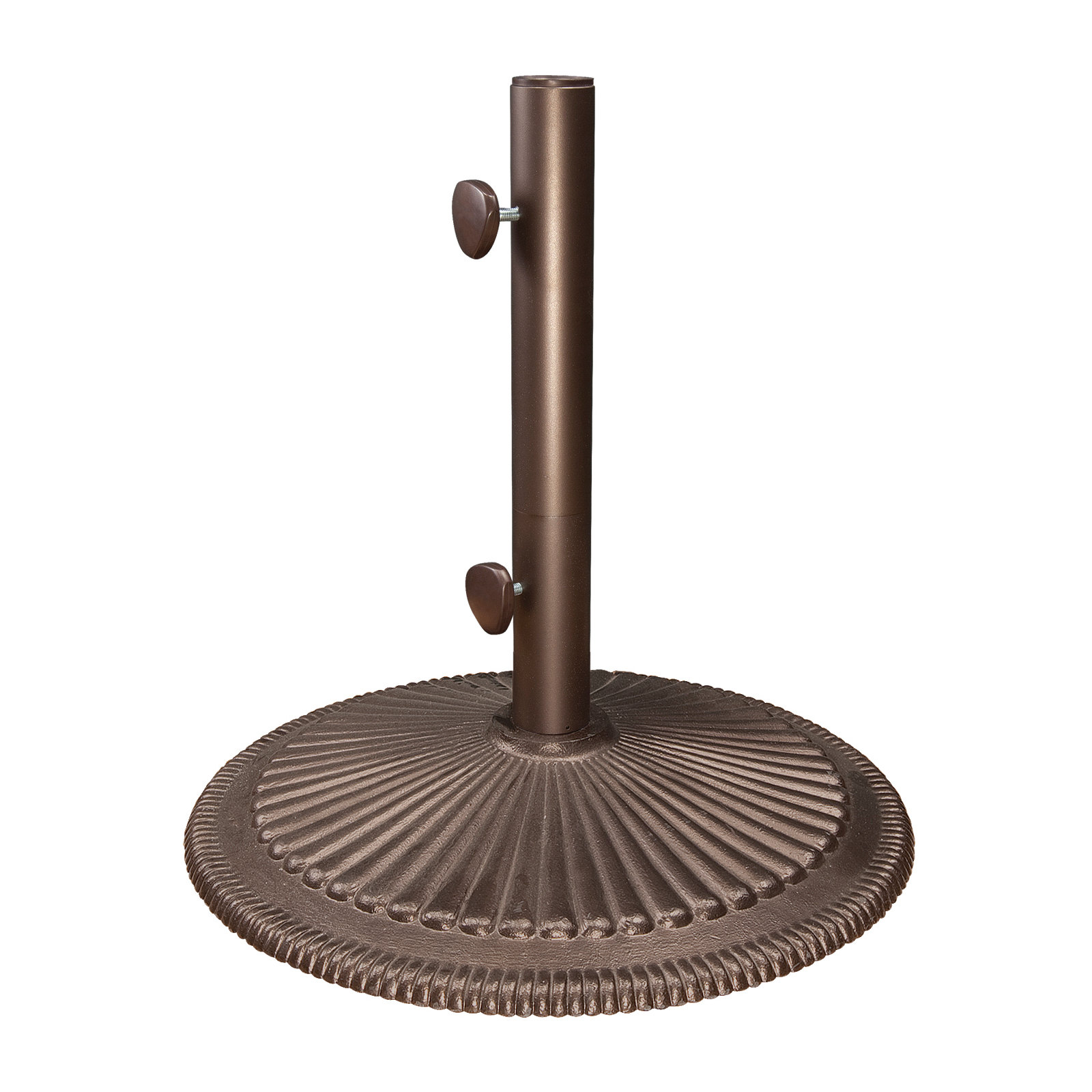 Tomeika Cast Iron Free Standing Umbrella Base, Bronze