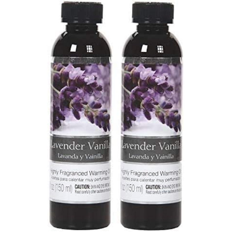 Hosley, ensemble de 2 huiles de réchauffement à la vanille, parfum de vanille, cadeau idéal de 5 onces pour les mariages Spa Reiki