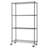  63” H x 36” W x 14” D 4-Tier Shelving Unit with Locking Casters