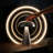 Night Light Metal -shaped Desk Lamp