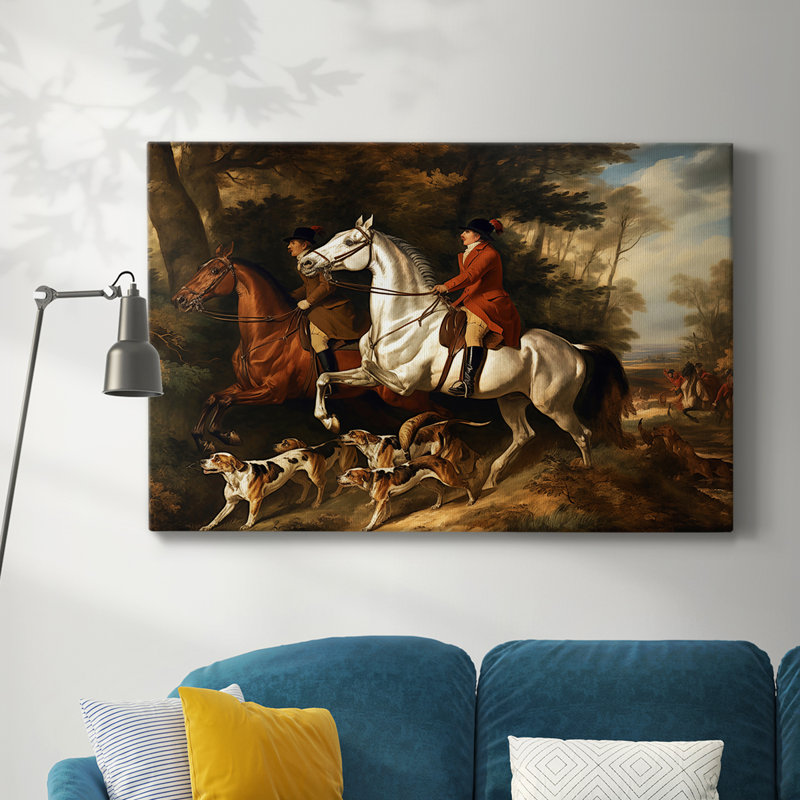 Animaux, paysage, série CDVII, H 18 po x l 27 po