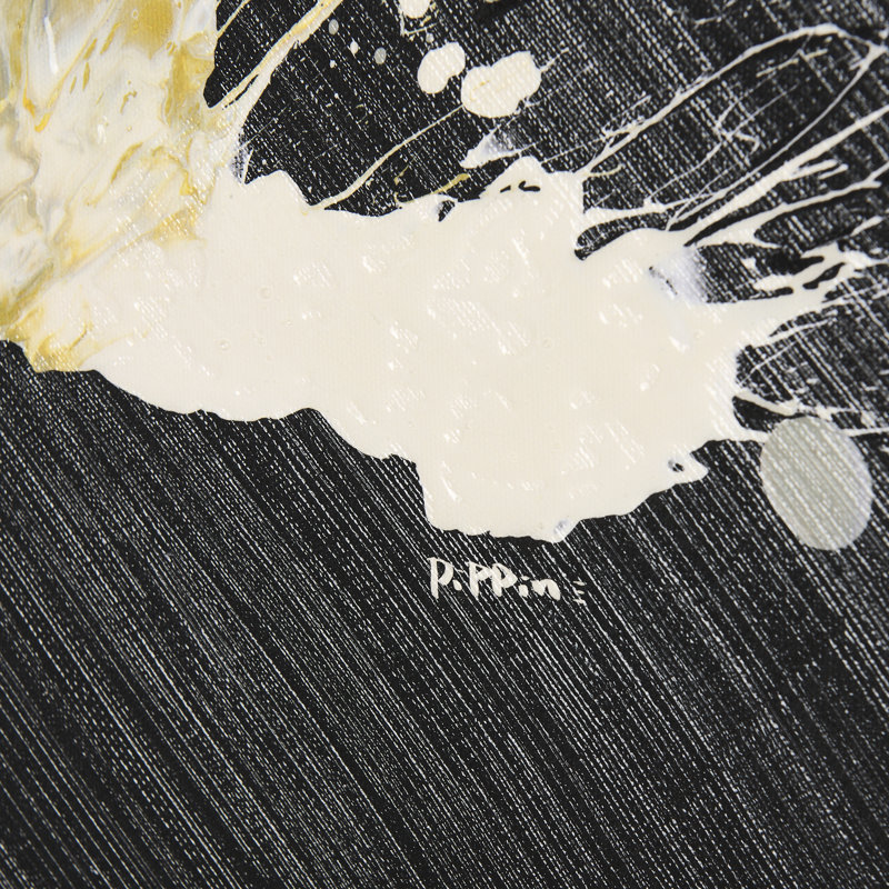 Cosmos I a Hand Embelished Textured Canvas, 40" H x 32" W x 1.5" D