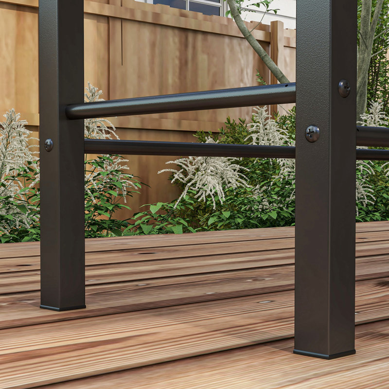 Rôtissoire pour barbecue Outsunny, rôtissoire à charbon divisé pour poulet ou dinde avec grille de barbecue à 3 niveaux, tablettes de rangement pliables et déflecteur de vent, acier inoxydable
