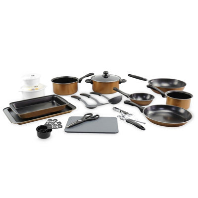 24 - Piece Non-Stick Carbon Steel Cookware Set