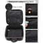 Trousse de voyage, trousse de maquillage pour trousse de voyage, trousse de maquillage professionnelle, avec cloison réglable et sangles d'épaule (crocodile, petit)