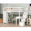 Lit mezzanine simple Putman avec bureau intégré-1646022469