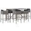 Ensemble de bar en métal avec tabourets-254051217-266051906