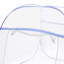 Auvent de 1,8 m, auvent bleu, moustiquaire