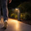 Satin Black Solar Powered Pathway Light