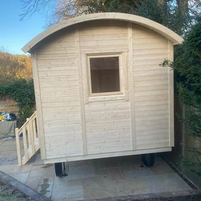 Bridgitte Shepherds Hut Modern with Wheels