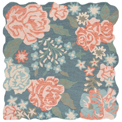 Jardin Hand Tufted Wool;Cotton Floral Indoor Rug