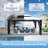 Hardtop Double-Roofed Aluminum Patio Gazebo with Full Wrap-Around Eaves - Waterproof Roof for Outdoor Living-116937598