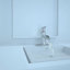 Robinet de salle de bain à simple arche avec drain-55151785