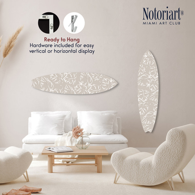 Ensemble de planche de surf Monstera Duo Tone
