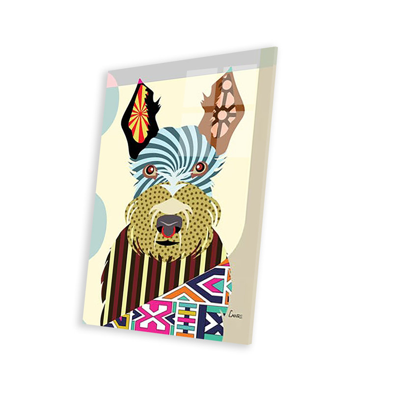 Scottish Terrier, impression sur verre acrylique, H 24 po x l 16 po x P 0,25 po