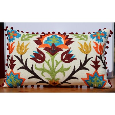 Auburn Textile Embroidered Throw Pillow & Reviews | Wayfair