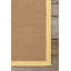 Eastwood Authentic Hand-Woven Handmade Jute & Sisal Brown & Red Border Area Rug-24361891-123469317