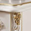 Armoire d'appoint en bois manufacturé blanc massif-90837375