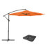 Poids de parasol et base de patio décalés de 9,5 pi résistant aux rayons UV