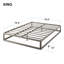 Base de lit en acier 12 po Iana-35112629