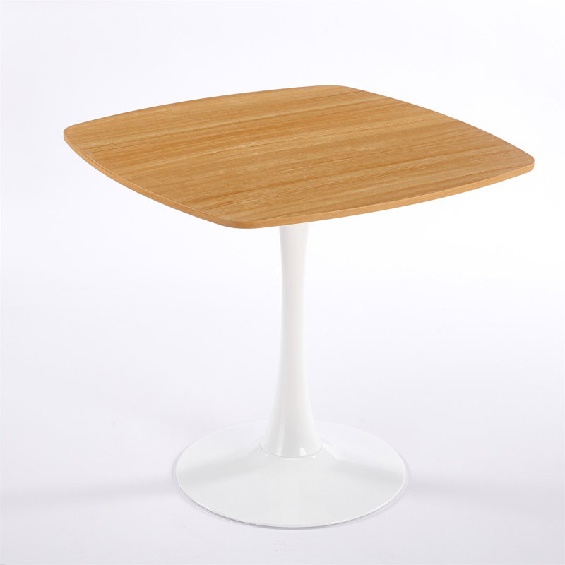 Halloween 31.5INCH DINING TABLE WALNUT, Dark Walnut, 28.9" H x 31.5" L x 31.5" W, Black