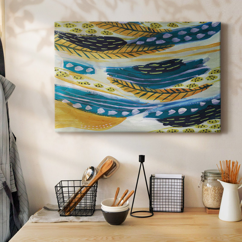 Toile tendue Feathery I-Gallery, H 12 po x l 18 po
