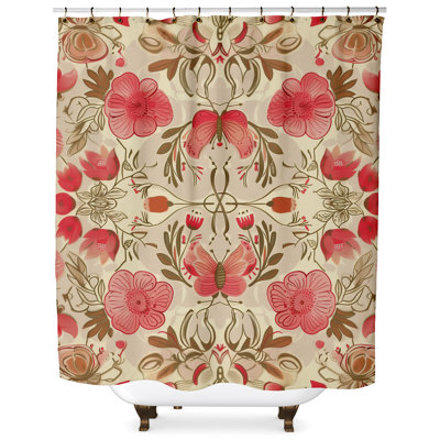 Kloman Floral Shower Curtain