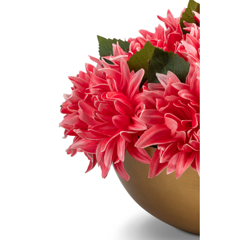 Livia RealTouch Dahlia Arrangement, Cerise