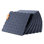 Carreaux de garage à emboîtement, 12 x 12 x 0,53 pouces, paquet de 50 carreaux de revêtement de garage, carreaux de garage antidérapants à texture double face, pour garages, sous-sols, ateliers de réparation, gris graphite