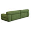 Canapé modulaire vert en coton et lin-247248256-247248258