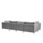 Orourke 5 Seater Velvet Corner Sofa -1200476084-1200476086