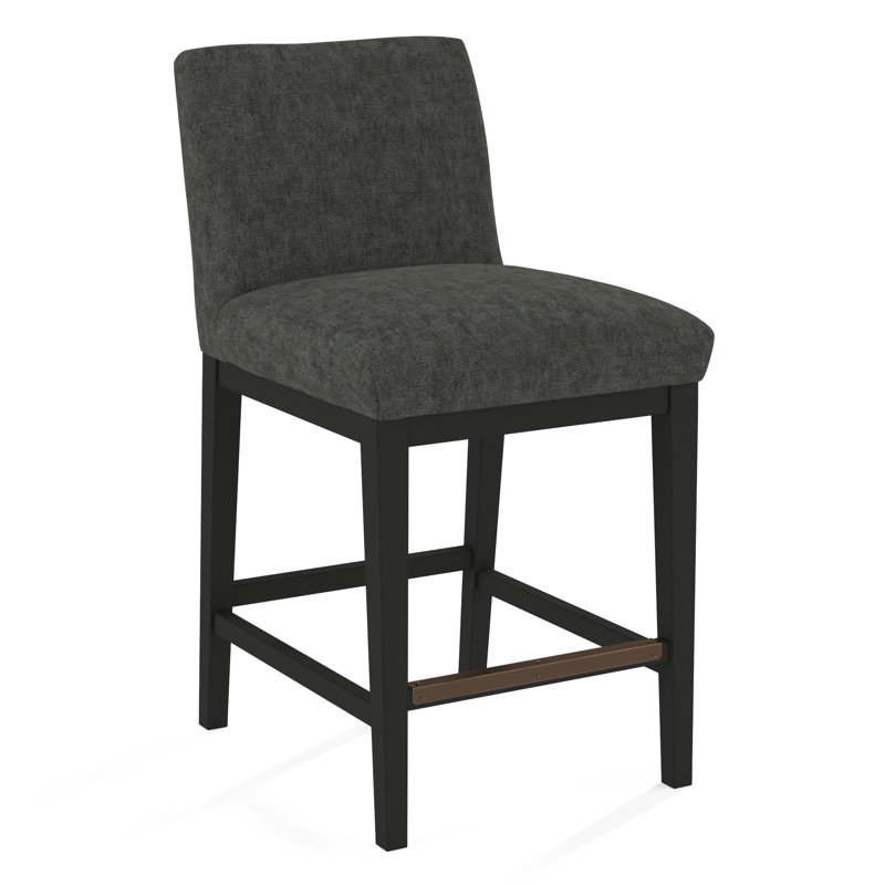 Upholstered Stool, 61645-88, Black