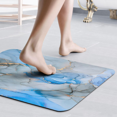 Tapis de salle de bain Tapis de salle de bain ultra-absorbant