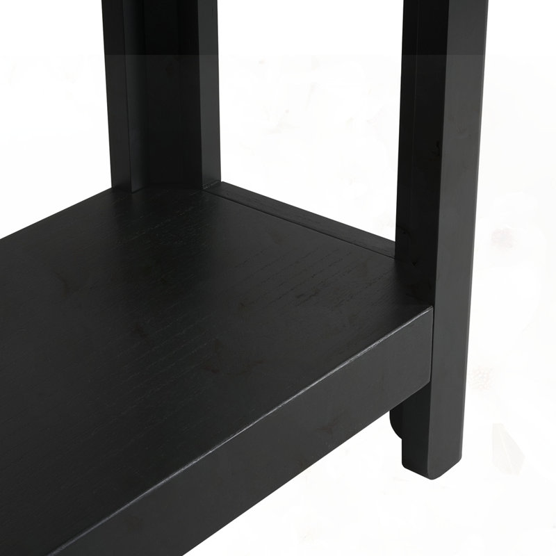 Console Modern Farmhouse, Noir