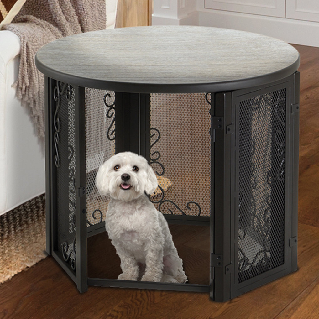 Accent Table Pet Crate Richell 