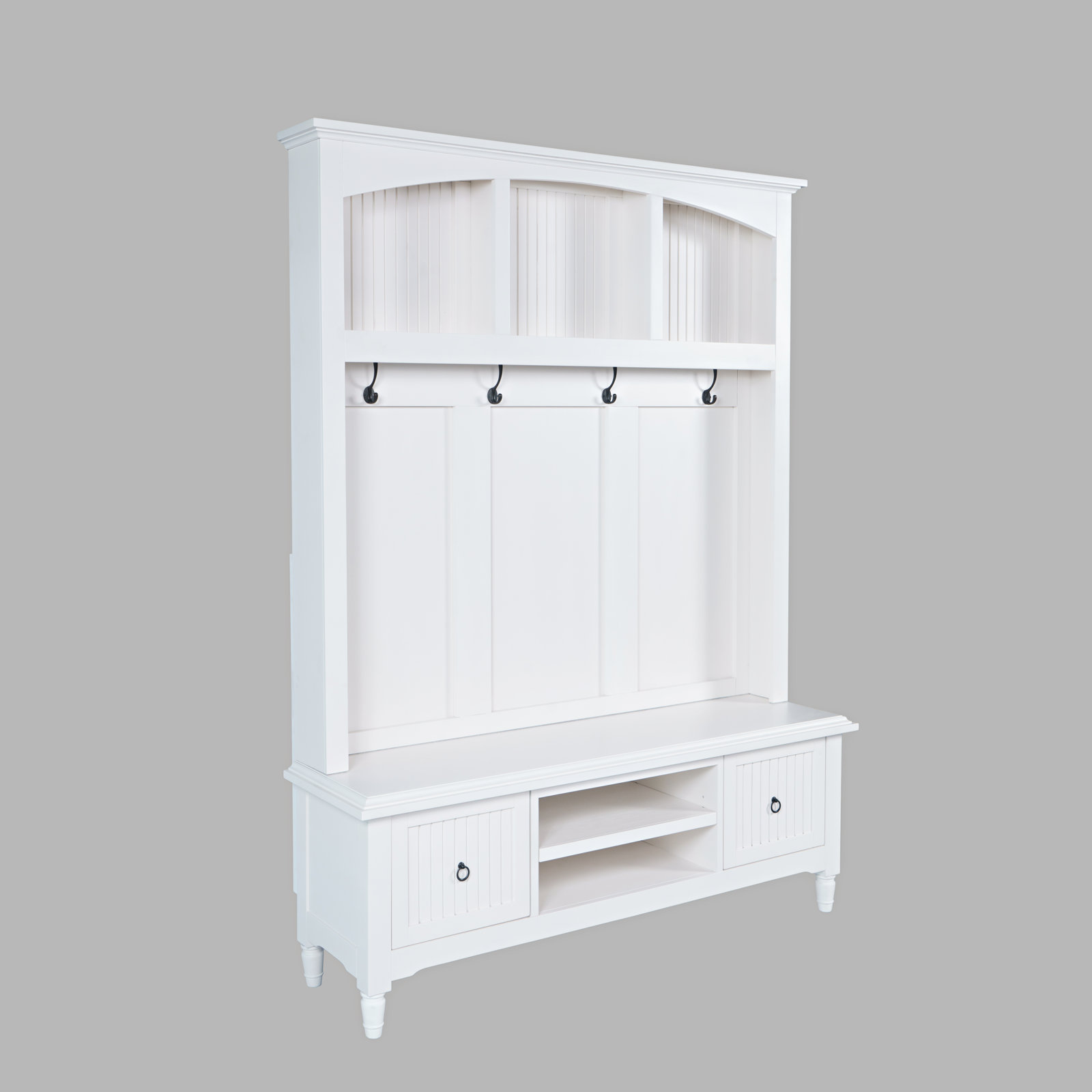 Pearce Hall Tree Storage, White