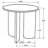 Columbo Brown Round End Table