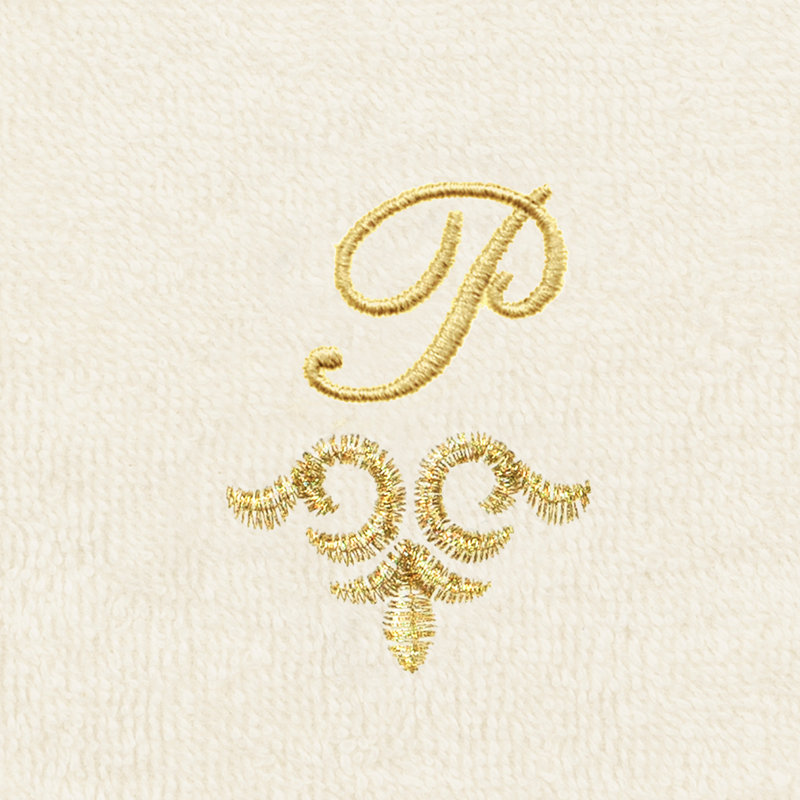 Ensemble de serviettes 100% lin Linica, P, Paquet de 2 débarbouillettes, Crème