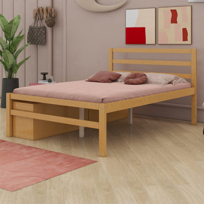 Platform Bed With Removable Storage Shelves BuiltIn Two Storage Drawers For Added Convenience