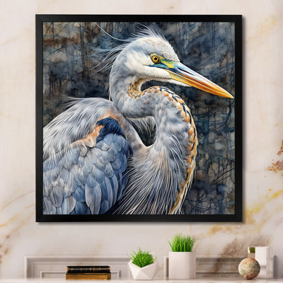 Heron Waterbird I - Heron Wall Art