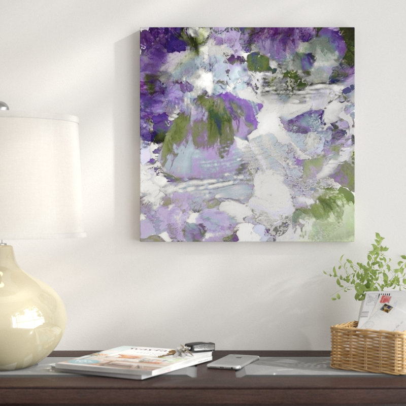 " Dynamic IV " by Mimi Garcia, 18" H x 18" W x 1.5" D, Black Framed Canvas, No Mat