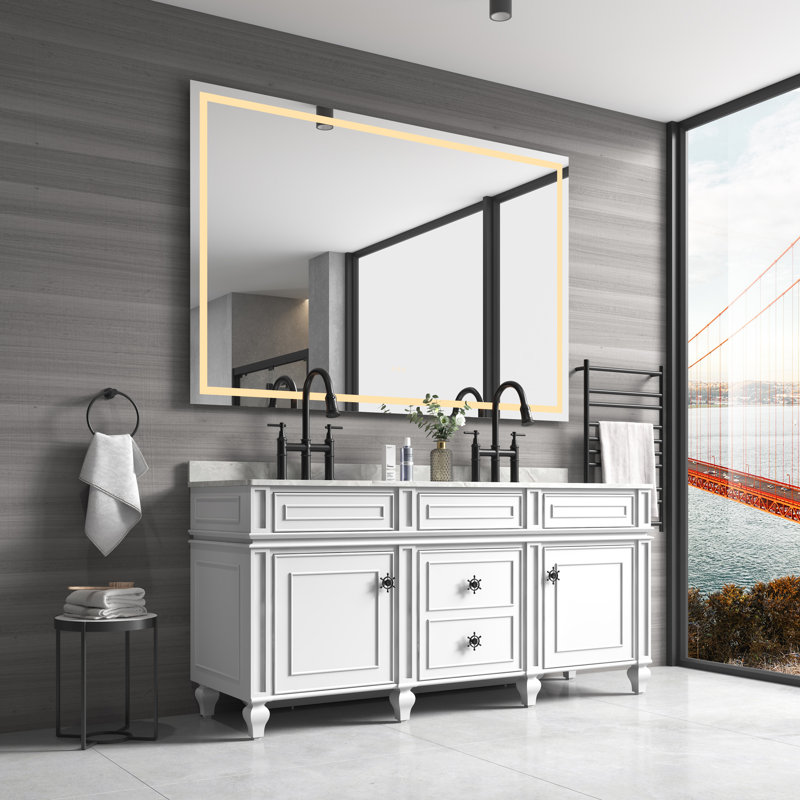 Miroir mural de salle de bain 84 * 48