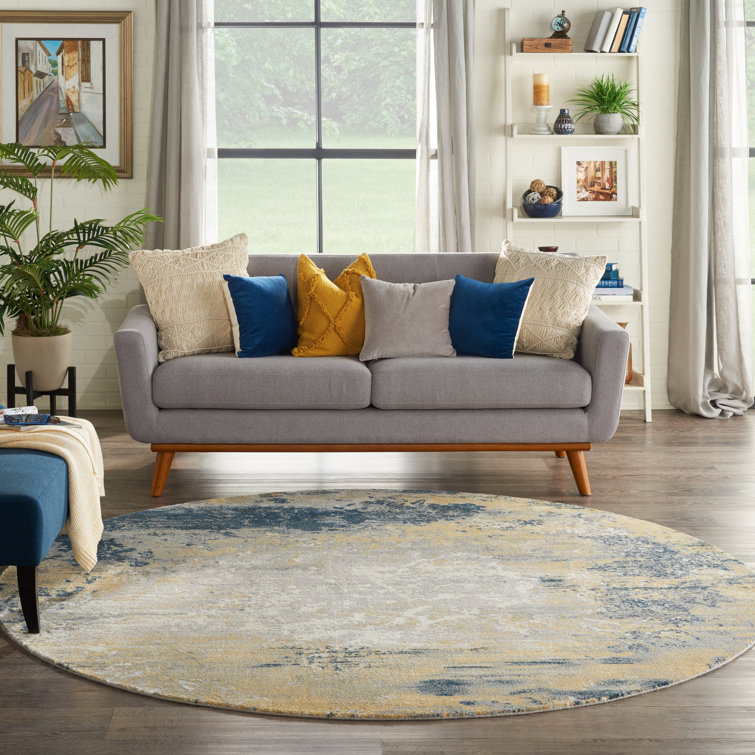 Viscose Abstract Indoor Rug
